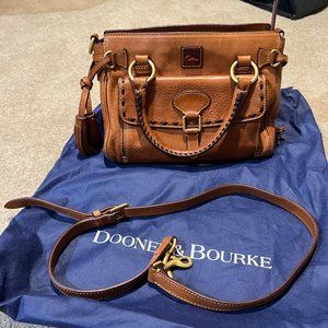 Dooney & Bourke Satchel with Shoulder Strap and Dust Bag